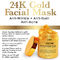30ml Masker Perawatan Wajah Herbal 24k Gold Skin Clears Up Breakouts Dan Shrinks Pores